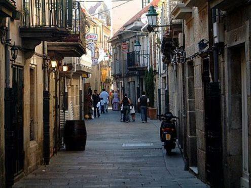Preciosa Casa En El Casco Historico De Baiona Villa Buitenkant foto